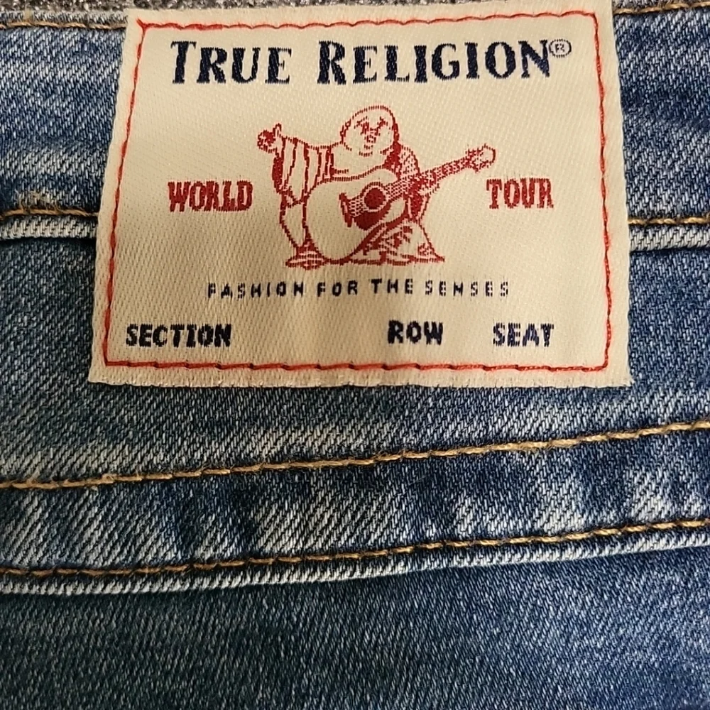 True Religion Women's Jeans Size 34 Halle High Rise Super Skinny Distressed - Picture 10 of 16